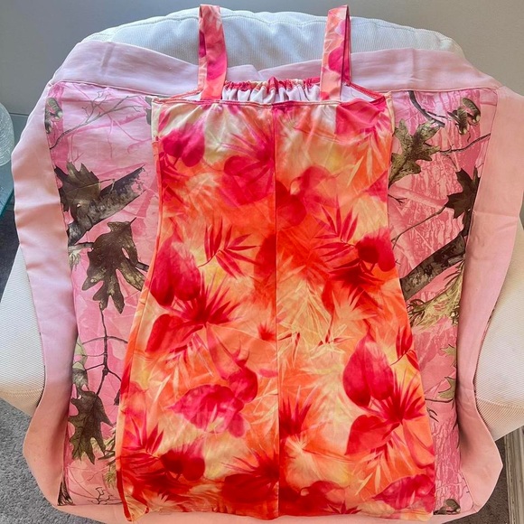 y2k vintage hawaii hibiscus flower print sundress - Picture 3 of 8